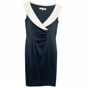 VTG 90s Evan Picone Womens Size 2P Satin Dress LBD‎ Cocktail Old Money Elegant